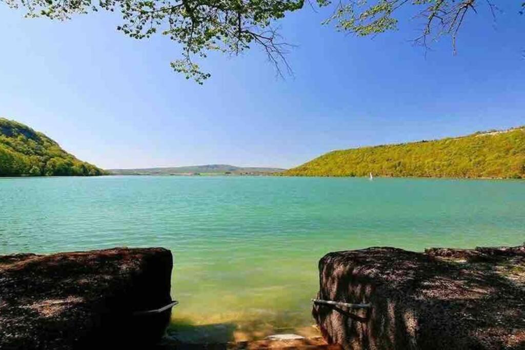 Maison/Gite Familial Dans Le Jura A 200M Du Lac Avec Piscine Privee Marigny  ภายนอก รูปภาพ